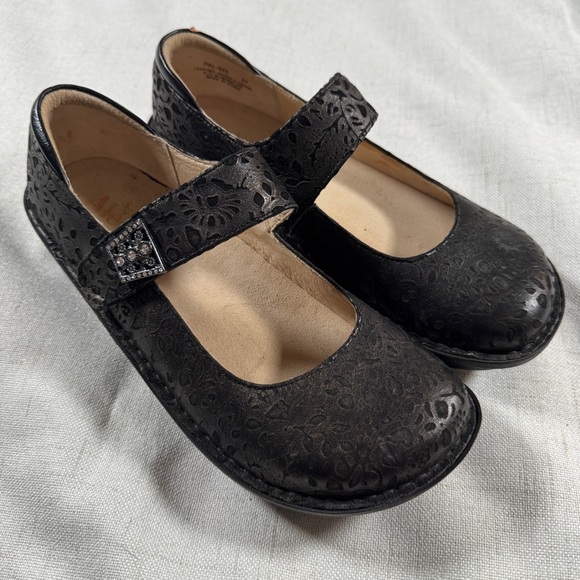 Alegria Paloma Treasure Bronze Leather Mary Jane Shoes - Picture 4 of 10